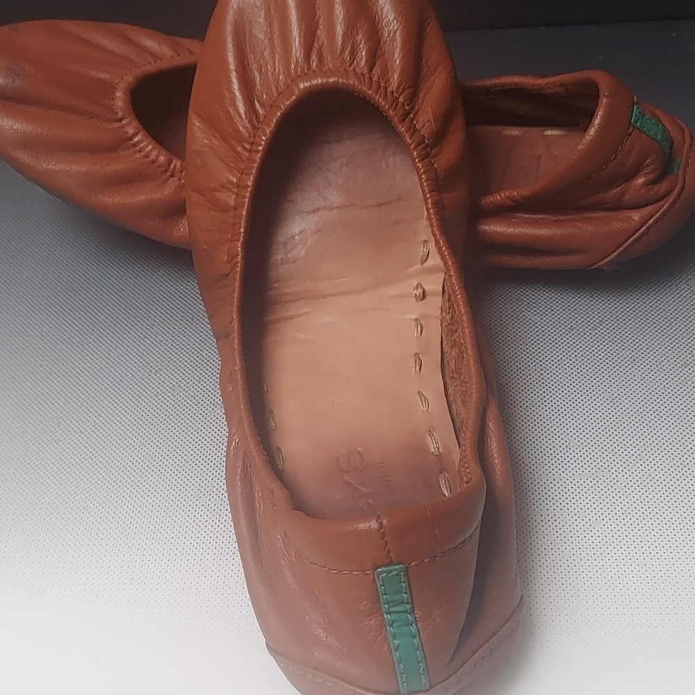Tieks Neutral Brown All Season Leather Flats